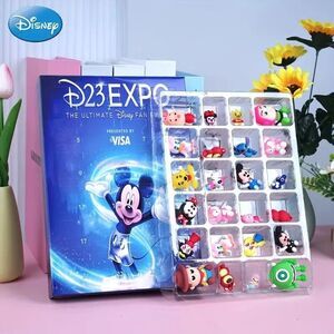 DISNEY D23 EXPO 24-Piece Advent Calendar Featuring Adorable Figurines - SEALED